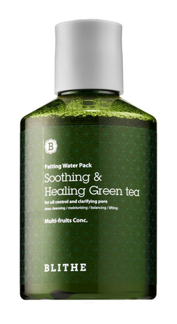 Сплэш-маска для восстановления кожи Blithe Soothing and Healing Green Tea Patting Splash Mask